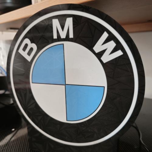 BMW logo nattlampa lampa till garaget