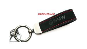 bmw nyckelring i akta alcantara material