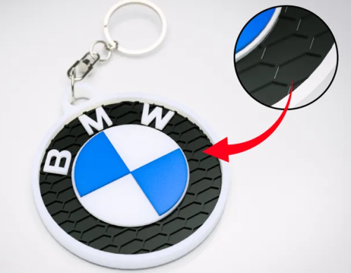 BMW logo nyckelring nyckelhänge 3D