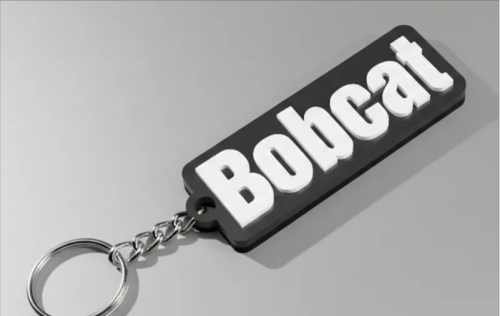 Bobcat logo nyckelring | 3D Nyckelhänge