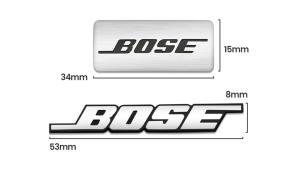 Bose logo emblem till bilens högtalare. 2 pack