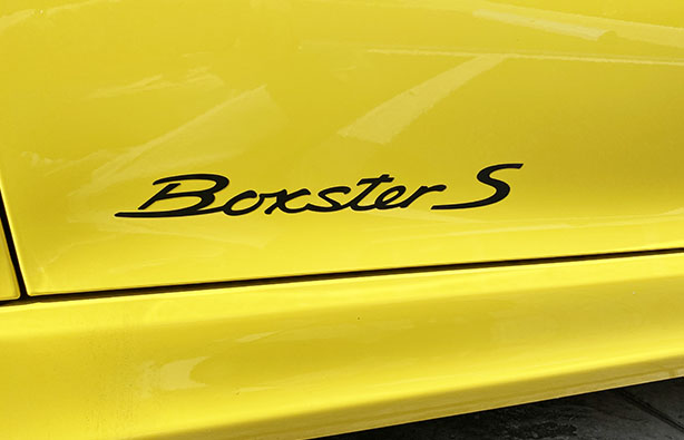Boxster S stickers dekaler till bilen