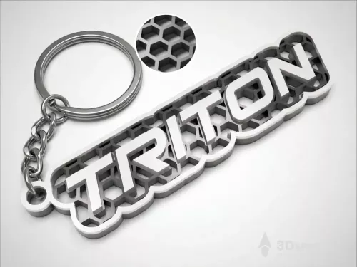 Mitsubishi Triton nyckelring 3d design