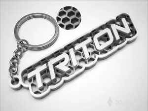 Mitsubishi Triton nyckelring 3d design