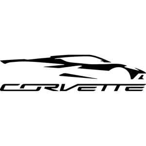 Corvette C8 dekal klistermärken dekaler 2st