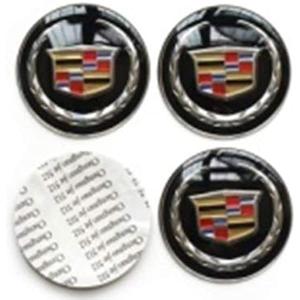 cadillac hjulnav emblem i svart