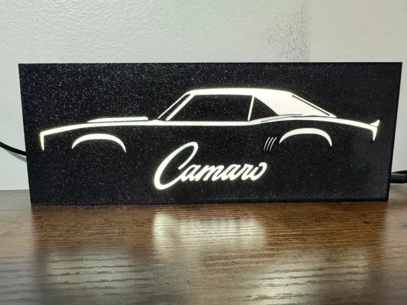 Camaro nattlampa LED dekorations lampa