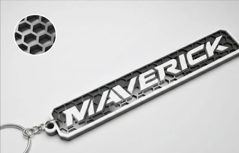 Can Am Maverick Logotyp Nyckelring – 3D
