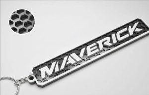 Can Am Maverick Logotyp Nyckelring – 3D