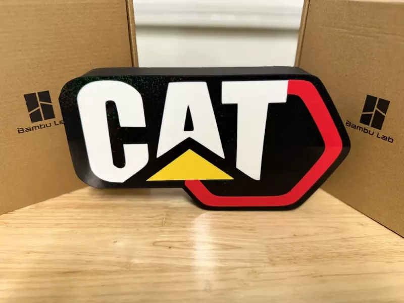 Caterpillar Cat nattlampa led dekoration