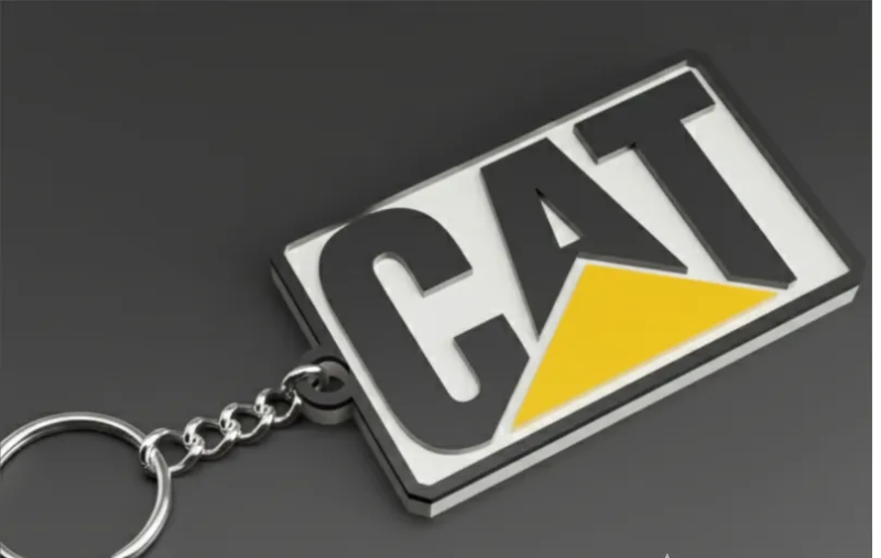 Cat logo nyckelring | 3D Nyckelhänge