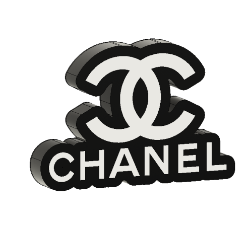 CC logo LED dekoration belysning nattlampa