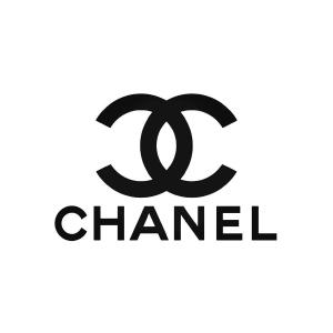 Chanel logo klistermärke dekaler 2st