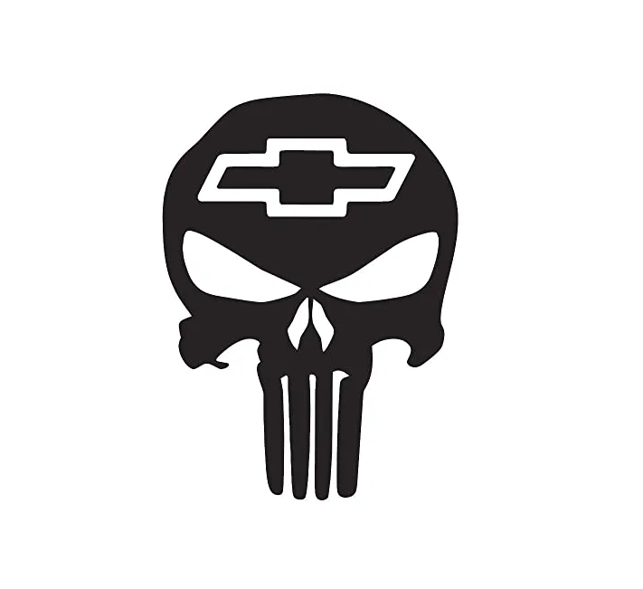 Chevrolet punisher dekal dekaler 2st