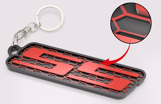 Chevrolet SS nyckelring 3d design