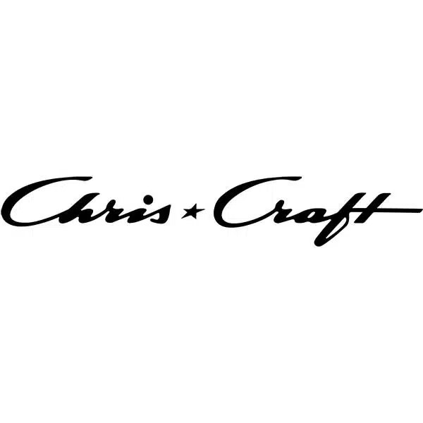 Chris Craft båt dekal 2st dekaler stickers