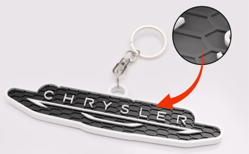 Chrysler nyckelring nyckelhänge 3d