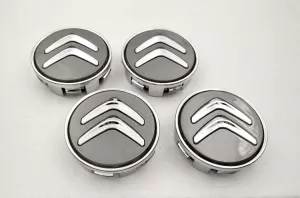 Citröen centrumkåpor universal svart silver