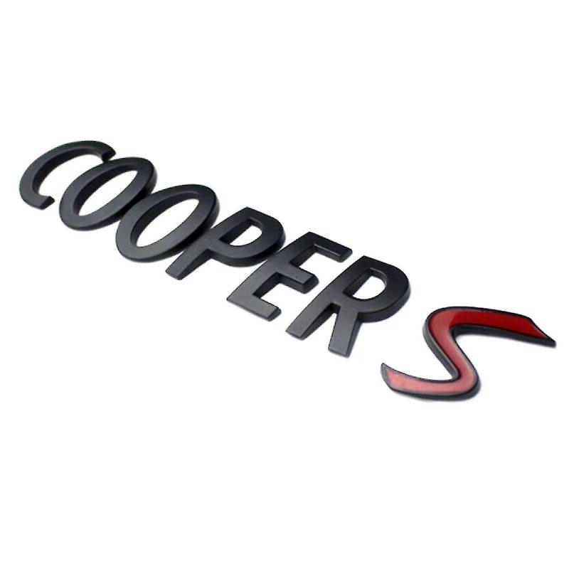 MINI Cooper S emblem i svart färg