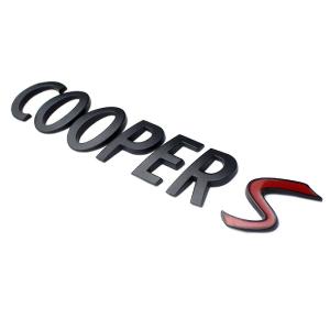 cooper s märke emblem svart