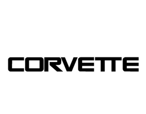 Corvette dekal 2st dekaler till bilen