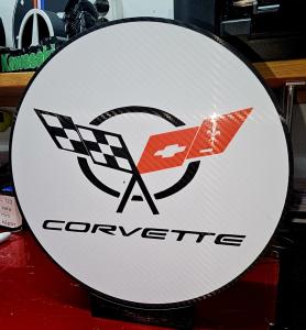 Corvette logo nattlampa natt lampa