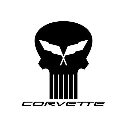 Corvette punisher dekal dekaler 2st
