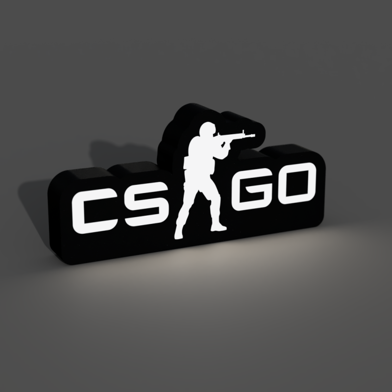CS GO LED dekoration belysning nattlampa