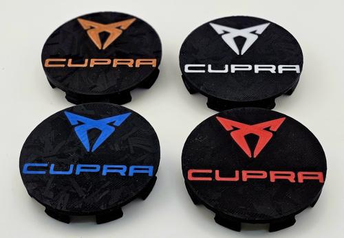 Cupra centrumkåpor 3d 68mm navkåpor 4st