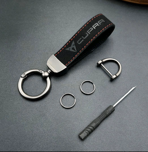 Cupra nyckelring äkta alcantara nyckelstrap