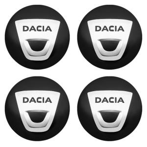 Dacia hjulnav emblem i svart 56, 60 mm