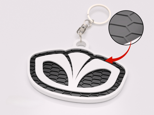 Daewoo nyckelring nyckelhänge 3d design