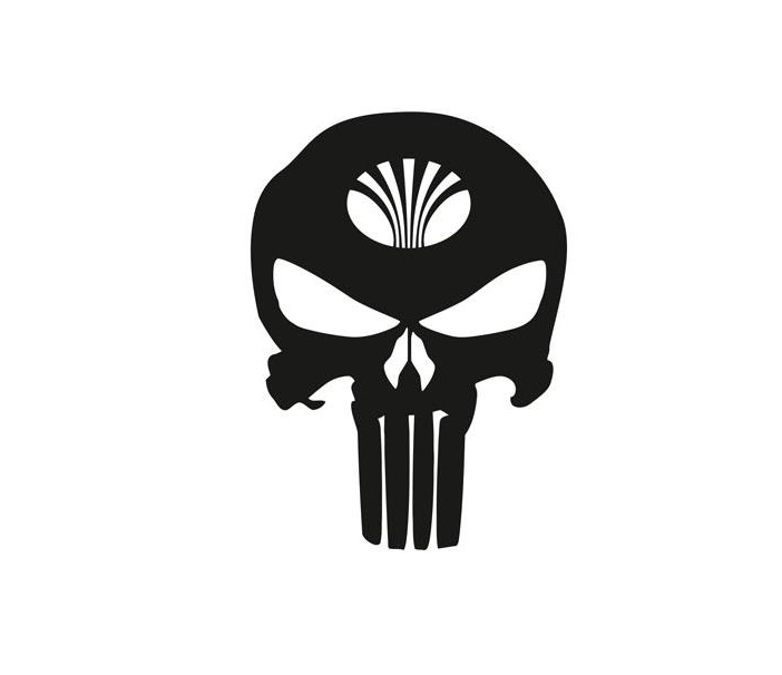Daewoo punisher dekal dekaler 2st sticker