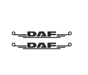 DAF dekaler 2st stickers märke värmetålig dekal