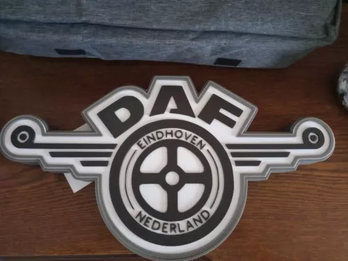 Daf logo design lampa nattlampa