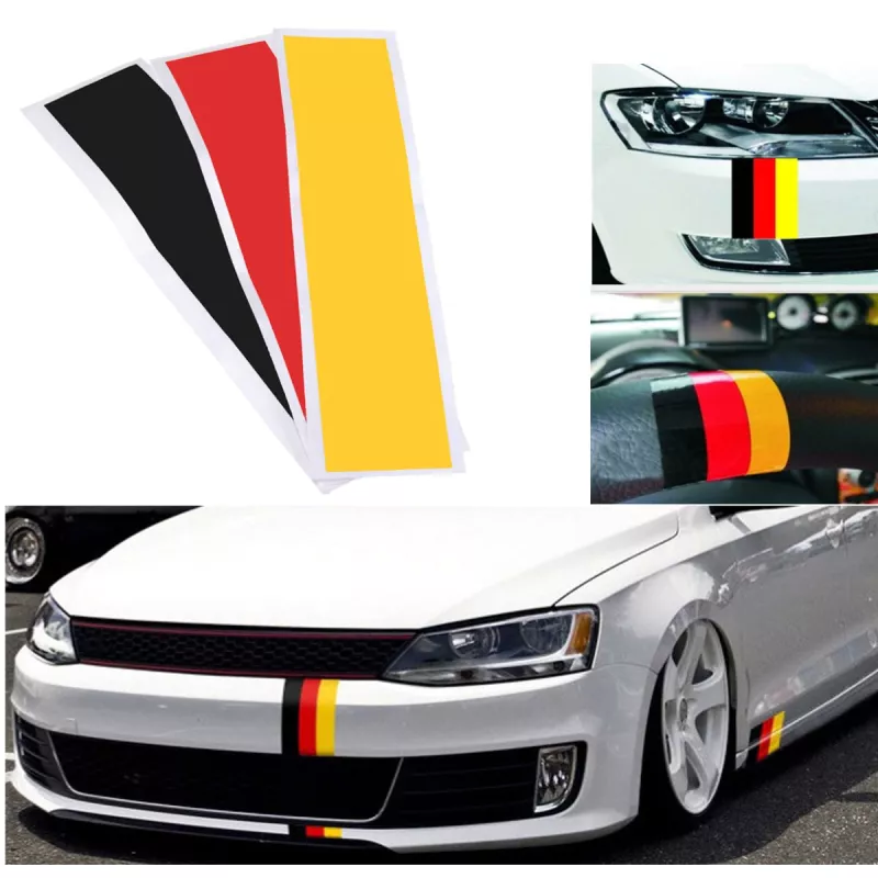 dekaler stickers med tysklands flagga till bilen