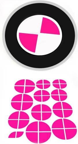 Logo dekaler till bmw emblem centrumkåpor