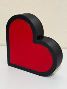 Hjärta-ljushus, en charmig nattlampa