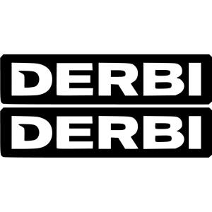 Derbi scooter dekaler dekal 2 st stickers