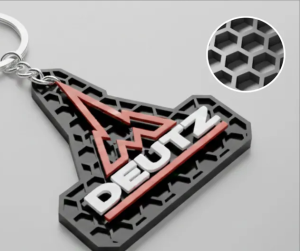 Deuts logo nyckelring | 3D Nyckelhänge