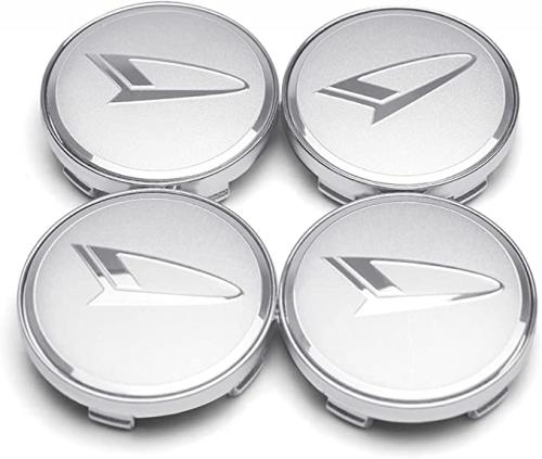 diahatsu centrumkåpor i silver färg