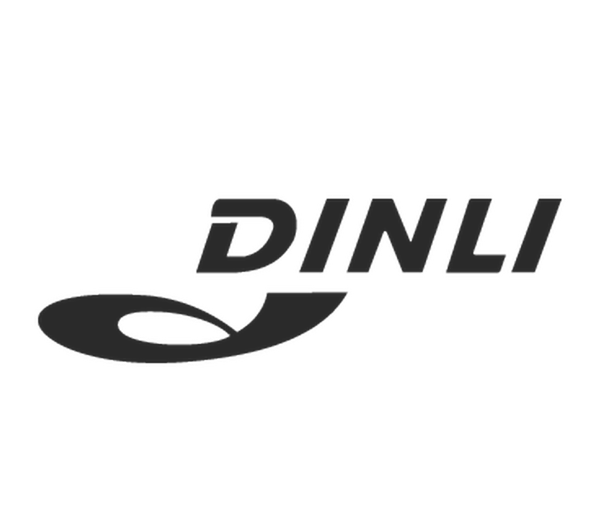 Dinli atv logotyp dekal dekaler 2st sticker