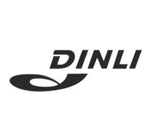 Dinli atv logotyp dekal dekaler 2st sticker