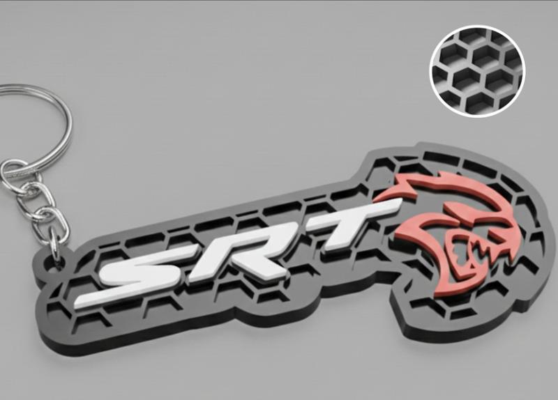 Dodge SRT nyckelring nyckelhänge