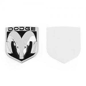 Dodge Mopar emblem i svart och silver 8 cm