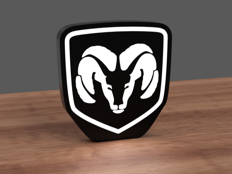 Dodge nattlampa led belysning lampa