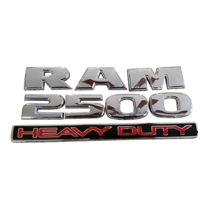 DODGE RAM 2500 emblem i svart och silver