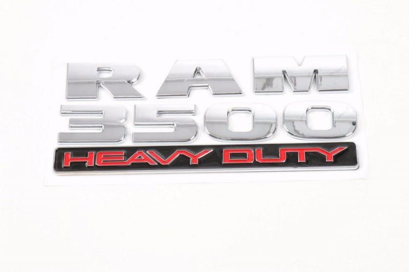 DODGE RAM 3500 emblem i svart och silver