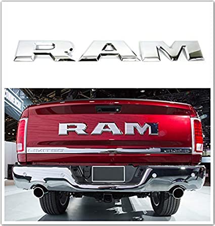 dodge ram logo silver emblem