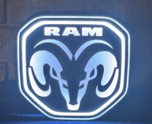 Dodge RAM logo nattlampa natt lampa